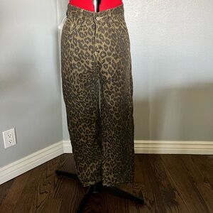 Leopard print Jean